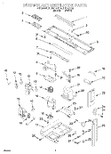 INTERIOR AND VENTILATION Diagram and Parts List for MHE14RFQ0  Roper Microwave
