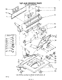 TOP AND CONSOLE Diagram and Parts List for LA6700XKW1  Whirlpool Washer