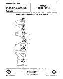 SECTION Diagram and Parts List for KCDB150S1  KitchenAid Food Waste Disposer