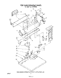 SECTION Diagram and Parts List for GLE7900XMW3  Whirlpool Dryer