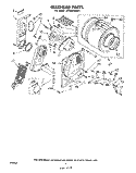 SECTION Diagram and Parts List for LE7000XMW1  Whirlpool Dryer