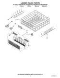Part Location Diagram of WPW10380340 Whirlpool TINE-ROW