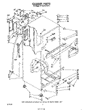 CABINET Diagram and Parts List for ET18MKXPWR4  Whirlpool Refrigerator