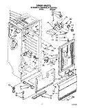 Part Location Diagram of 4388140 Whirlpool MOTOR-EVAP