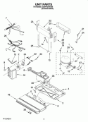UNIT PARTS Diagram and Parts List for GX5FHDXVD00  Whirlpool Refrigerator