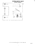 MISCELLANEOUS , LITERATURE AND OPTIONAL Diagram and Parts List for LA5580XPW1  Whirlpool Washer