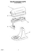 Part Location Diagram of 9708662 Whirlpool Planetary (Meringue)