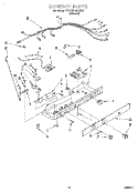 CONTROL Diagram and Parts List for 7ED27DQXDN00  Whirlpool Refrigerator