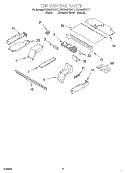 TOP VENTING, OPTIONAL Diagram and Parts List for RBD245PDT11  Whirlpool Wall Oven