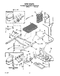 UNIT Diagram and Parts List for RS25AWXZW01  Whirlpool Refrigerator