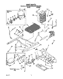 UNIT Diagram and Parts List for 8ED27DQXAN03  Whirlpool Refrigerator
