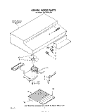 Part Location Diagram of WP883058 Whirlpool Range Hood Filter