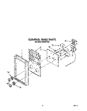 CONTROL PANEL Diagram and Parts List for RM288PXV6  Whirlpool Microwave Oven Combo
