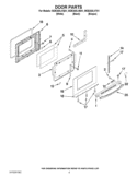 Part Location Diagram of WPW10170230 Whirlpool Glass, Includes Glass, Tape &