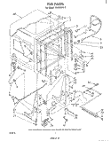TUB, LITERATURE AND OPTIONAL Diagram and Parts List for DU4003XL0  Whirlpool Dishwasher