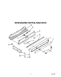 REFRIGERATOR CONTROL PANEL Diagram and Parts List for KSSS36DWW00  KitchenAid Refrigerator