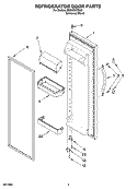 Part Location Diagram of L2309525US Whirlpool DOR-FIP US