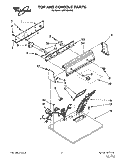 Part Location Diagram of 3397143 Whirlpool PANEL-CNTL