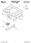 Part Location Diagram of W11171119 Whirlpool 6" Surface Element, 1200 W