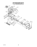 ICE CONTAINER Diagram and Parts List for KSSS36DAW00  KitchenAid Refrigerator