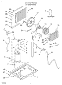 UNIT, LITERATURE Diagram and Parts List for RA123G0  Whirlpool Air Conditioner
