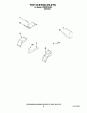 TOP VENTING PARTS Diagram and Parts List for KDRS807SSS04  KitchenAid Range