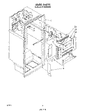 LINER Diagram and Parts List for ET18PKXSW02  Whirlpool Refrigerator
