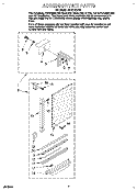 ACCESSORY KIT Diagram and Parts List for ACH122XD0  Whirlpool Air Conditioner