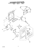 Part Location Diagram of 2216280 Whirlpool HARNS-WIRE
