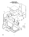 SECTION Diagram and Parts List for RB160PXYQ4  Whirlpool Wall Oven