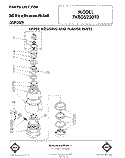 SECTION Diagram and Parts List for 7KBDS250T0  KitchenAid Food Waste Disposer