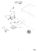 SECTION Diagram and Parts List for TCF1010GW05  Whirlpool Freezer