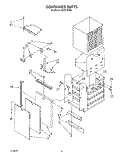 CONTAINER Diagram and Parts List for KUCS181T0  KitchenAid Trash Compactor