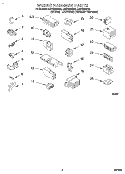WIRING HARNESS Diagram and Parts List for LSR7233BN2  Whirlpool Washer