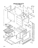 Part Location Diagram of 816283 Whirlpool Casing, Bottom