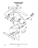 MANIFOLD Diagram and Parts List for SF3100EKW0  Whirlpool Range