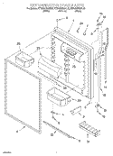 REFRIGERATOR DOOR Diagram and Parts List for KTRS22MGBL00  KitchenAid Refrigerator
