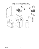 OPTIONAL Diagram and Parts List for JJTF8500XLP4  Whirlpool Trash Compactor