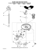 Part Location Diagram of WPW10455268 Whirlpool Sump