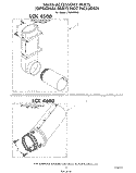 LCK 4500 , LCK 4600 Diagram and Parts List for LT4900XSW3  Whirlpool Washer Dryer Combo