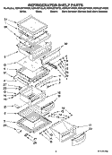 Part Location Diagram of W10142717 Whirlpool PAN-SNACK