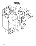 LINER Diagram and Parts List for ET22DMXXN00  Whirlpool Refrigerator