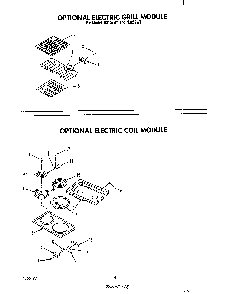 ^electric Grill Diagram and Parts List for N3257*1  Roper Range