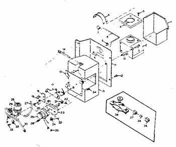 Ice Maker Diagram and Parts List for 106N14EL  Kenmore Refrigerator