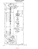 GEARCASE Diagram and Parts List for LA7899XPW3  Whirlpool Washer