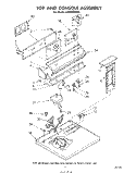 SECTION Diagram and Parts List for LE5600XKW0  Whirlpool Dryer