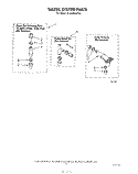 WATER SYSTEM Diagram and Parts List for GLA5580XSF3  Whirlpool Washer