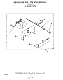 RCK890(242808) Diagram and Parts List for RC8300XKH  Whirlpool Cooktop