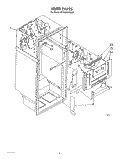 LINER Diagram and Parts List for ET18GKXSW03  Whirlpool Refrigerator