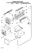 ICEMAKER PARTS, OPTIONAL PARTS (NOT INCLUDED) Diagram and Parts List for GS5NHAXSY00  Whirlpool Refrigerator